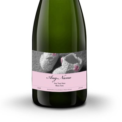 Jules Feraud Brut With Personalised Champagne Label Baby Girl